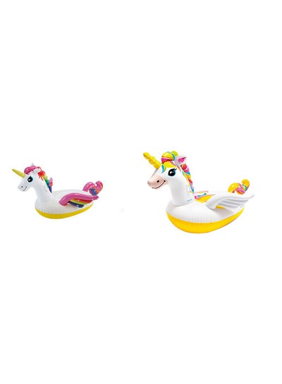 Buy Unicorn Ride-On Inflatable Pool Float - Assorted 198x140x102cm in Egypt