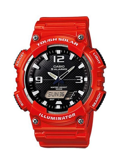 اشتري ساعة كاجوال رقمية وبعقارب - طراز AQ-S810WC-4A - 47 مم - أحمر للرجال في الامارات