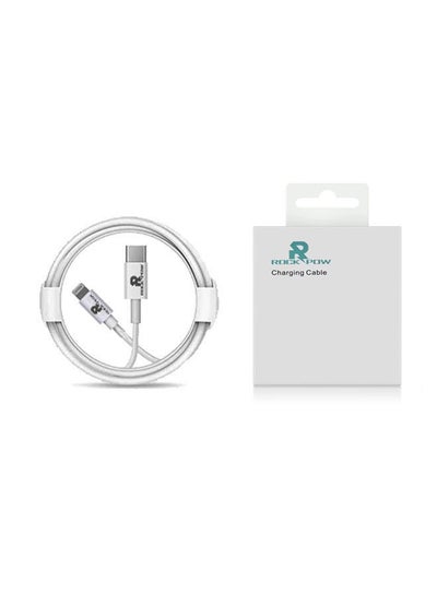 اشتري 20W Fast Charger USB-C to Lightning Charging Cable (Apple MFi Certified) 2m for iPhone 14 13 13 Pro 12 Pro Max 12 11 X XS XR 8 Plus, AirPods Pro White في الامارات
