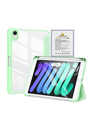 Buy Protective Flip Cover For Apple iPad mini6 (8.3 inch, 2021)with Pencil Holder Green in UAE