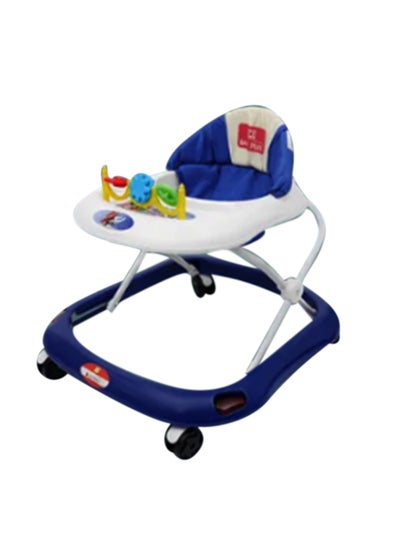 Buy Baby Walker With Adjustable Height Rotatable Wheel, Music Button, Safe And Comfortable Seat in UAE