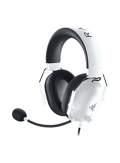 اشتري Razer BlackShark V2 X Gaming Headset: 7.1 Surround Sound - 50mm Drivers - Memory Foam Cushion - for PC, Mac, PS4, PS5, Switch, Xbox One, Xbox Series X|S, Mobile - 3.5mm Audio Jack - White في السعودية