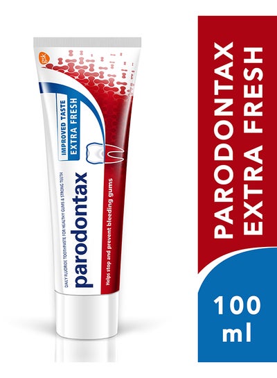 Buy Parodontax Extra Fresh Daily Toothpaste For Bleeding Gums, 100ml in Egypt