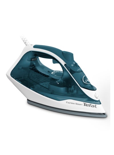 اشتري Express Steam, Steam Iron, with a true ceramic soleplate for fast glide 2400.0 W FV2831M0 Blue في الامارات