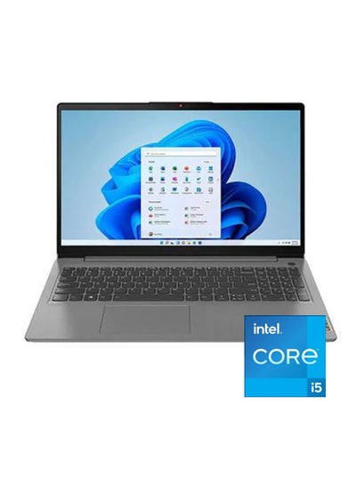 Buy Ideapad 3 15ITL6 Laptop With 15.6 Inch Core i5-1135G7 8 GB 1 TB HDD 2GB Nvidia GeForce MX 350 dos grey English/Arabic sand in Egypt