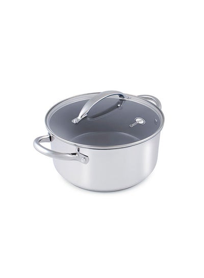 Buy Non-Stick Induction Covered Casserole 24centimeter in UAE