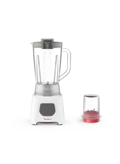 اشتري Blender | Blendeo+  Blender Smoothie Maker | Mixer | 2 Attachements | Ice Crush Technology | Duraforce Label | Durable Blending Performance | 1 Speed | Pulse Function | 2 Years Warranty 1.5 L 450 W LM2B3127 White في السعودية