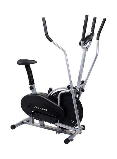 Buy Fitness Elliptical Exercise Bike 2-In-1 Cross Trainer Fitness Machine EM-1502 98*22.5*70cm in UAE
