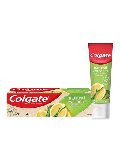Buy Natural Extracts Toothpaste With Lemon Oil 75ml in UAE