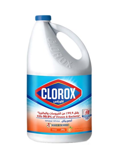Buy Liquid Bleach Orange Scent Household Cleaner And Disinfectant white 3.78L in UAE