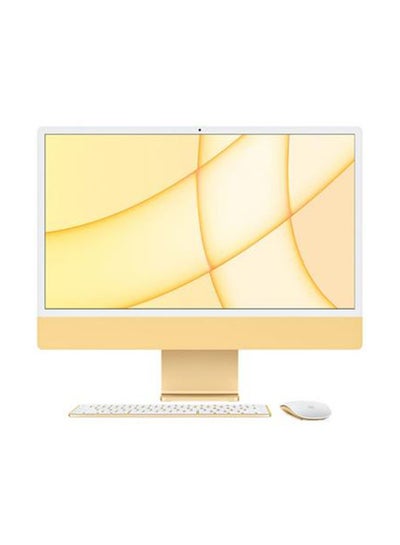 Buy iMac Z12T AIO With 24-Inch Display, M1 Processor/16GB RAM/1TB Hybrid/OS X/16GB Integrated Graphic Card English/Arabic Yellow in Saudi Arabia