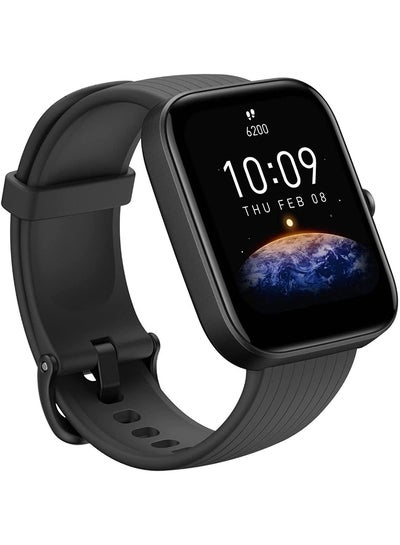 Buy Bip 3 Smartwatch With 1.69 Inch Large Color Display 2 Weeks Battery Life And 60 Sports Mode Black in Egypt