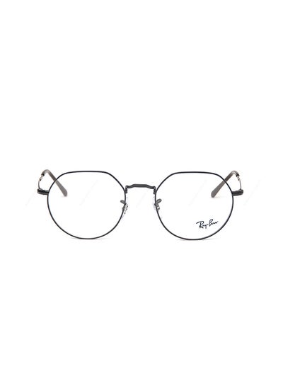 اشتري unisex Full Rim Oval Shape Eyeglasses RX6465F - Lens Size: 53mm - Black في السعودية