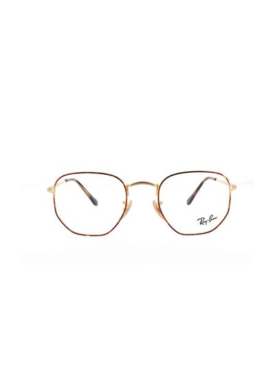 اشتري unisex Full Rim Hexagonal Shape Eyeglasses RX6448 - Lens Size: 54mm - Gold في السعودية