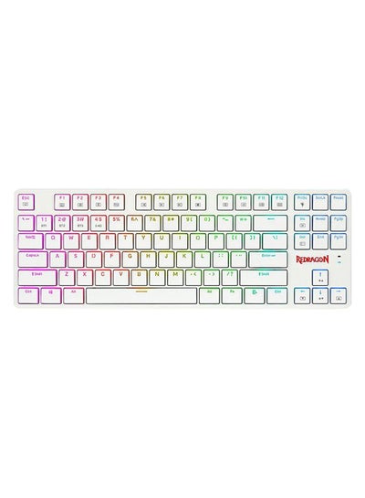 Buy Redragon K539 Anubis Wireless RGB Mechanical Gaming Keyboard with Brown Switch - 2.4Ghz / Bluetooth 5.0 / Wired Type C White in Egypt