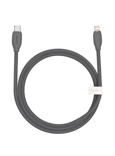 Buy Type C To Lightning Fast Charging Data Cable PD 20W for Apple iPhone 14 Pro Max 13/12/11 Pro Max Mini XS X 8 7 6 5 SE iPad and More 1.2M Black in UAE