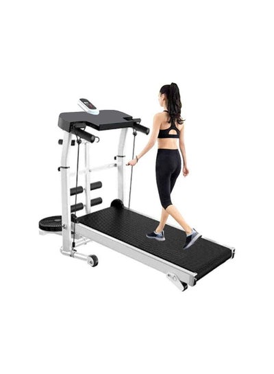 Buy Non-electric Mechanical Treadmill Household Fitness Equipment 110x55x50cm in UAE