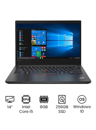 Buy Thinkpad E14 Laptop With 14-Inch Display, Core i5-10210u Processer/8GB RAM/256GB SSD/Intel UHD Graphics /International Version English Black in UAE