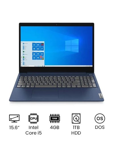 Buy IdeaPad L3 Laptop With 15.6-Inch Display, Core i5 10210U Processor/4GB RAM/1TB HDD/Intel UHD Graphics/DOS (Without Windows)/International Version English Abyss Blue in UAE