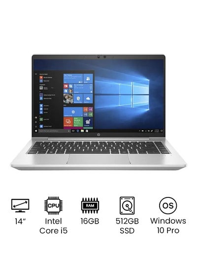 Buy ProBook 440 G8 Business Laptop With 14-Inch Full HD Display, Core i5-1135G7 Processer/16GB RAM/512GB SSD/Intel Iris Xe Graphics/Windows 10 Pro English Silver in UAE