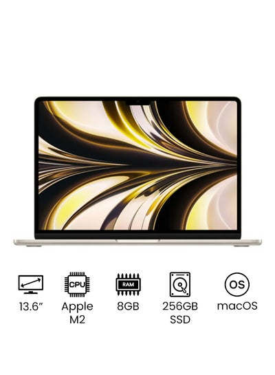 Apple Macbook Air M2 MLY13 Laptop  Apple M2 Chip, 8GB, 256GB SSD, Apple M2  8-core Graphics, 13.6 IPS LED