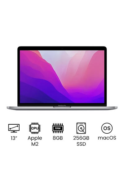 اشتري MacBook Pro MNEH3 13.3-Inch Display : Apple M2 chip with 8-core CPU and 10-core GPU, 256GB SSD, English Keyboard Space Grey في الامارات
