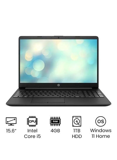 Buy LAP 15-DW1380NIA Laptop With 15.6-Inch Display, Core i5-10210U Processer/4GB RAM/1TB HDD/Intel UHD Graphics /International Version English BLACK in UAE