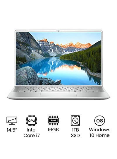 Buy Inspiron 14 7400 Ultraslim Laptop With 14.5 Inch QHD+ Display, 11th Gen Intel Core i7-1165G7/ 1TB SSD, 16 GB RAM/ NVIDIA GeForce MX 350 2GB Graphics/ Win 10 Home/ Eng Ar KB /International Version English/Arabic Silver in UAE