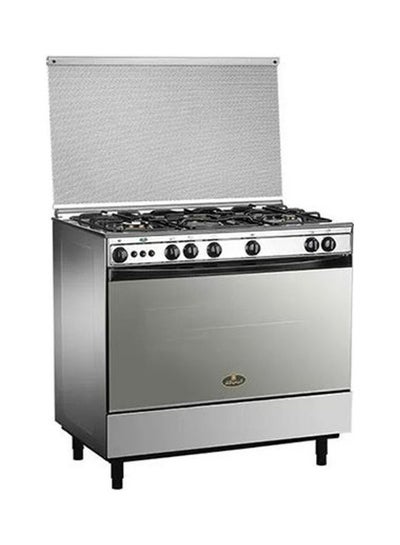 اشتري Gas Oven 90*60 5 Burner Joker Lux Stainless Steel 9700 Silver في مصر