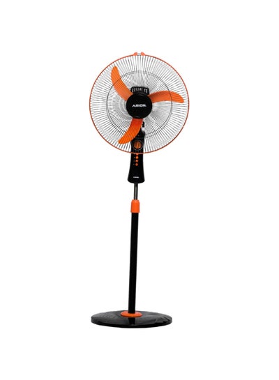 اشتري Freestanding Fan 80W with timer 80 وات FS-1808 برتقالي/أسود في مصر
