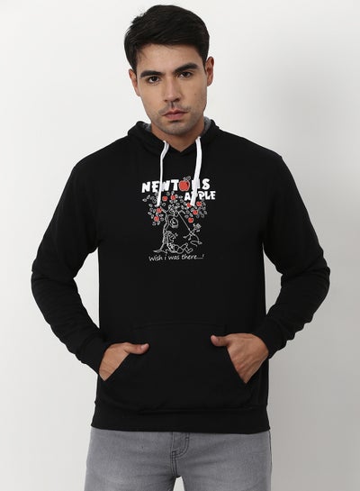 Buy Stylish Comfortable Hoodie Raven Black in Saudi Arabia