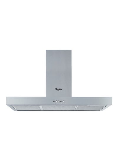 Buy Wall mounted cooker hood 90 cm 3 Speeds AKR 703 IX AKR-703-IX Silver in Egypt