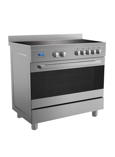 Buy 5 Cooking zone 90 x 60 cm Ceramic Cooker, Schott Glass And Full Safety, 1 year warranty VSVC96048 Silver/Black in UAE