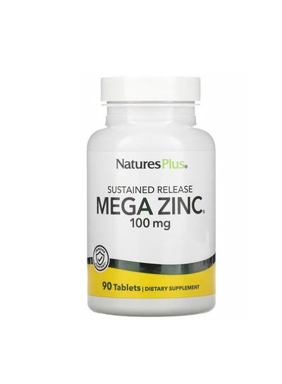 Buy Mega Zinc Energy Supplement 100 mg - 90 Tablets in UAE