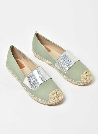 Buy Women's Casual Espadrilles Green in UAE