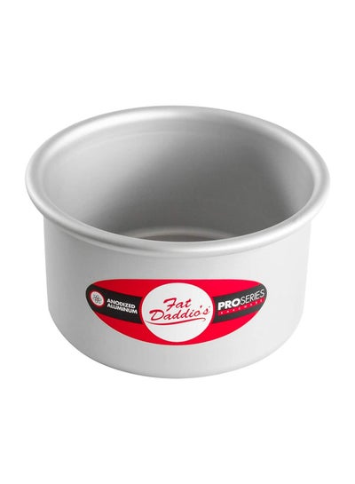 Buy Round Cake Pan Silver 5x3inch in UAE