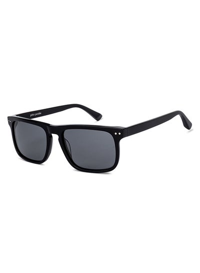 Buy Full Rim Polarized Wayfarer Sunglasses For Men & Women - 56mm - Black in UAE