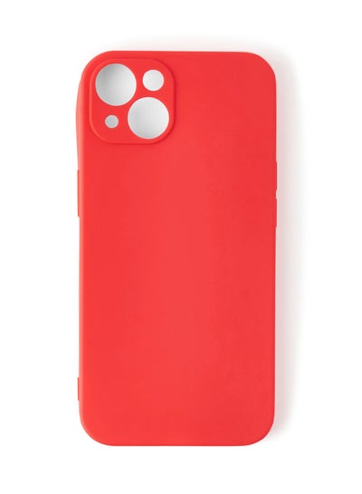 Buy iPhone 13 Mini Protective Matte TPU Case  cover Red in UAE