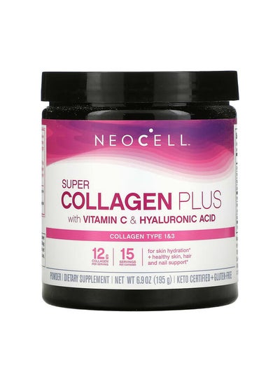 Buy NEOCELL Derma Matrix Collagen Skin Complex Vitamin C & Hyaluronic Acid, 6.9 oz (195 g) in UAE