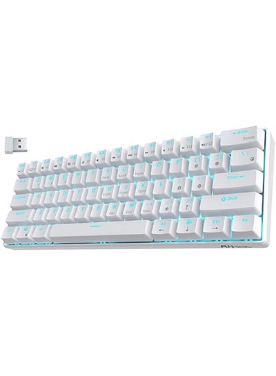 Buy RK61 Tri - Mode Hot Swapable RGB Mechanical Gaming Keyboard Brown Switch in UAE