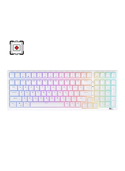 Buy RK98 Tri - Mode Hot Swapable RGB Mechanical Gaming Keyboard Red Switch in UAE