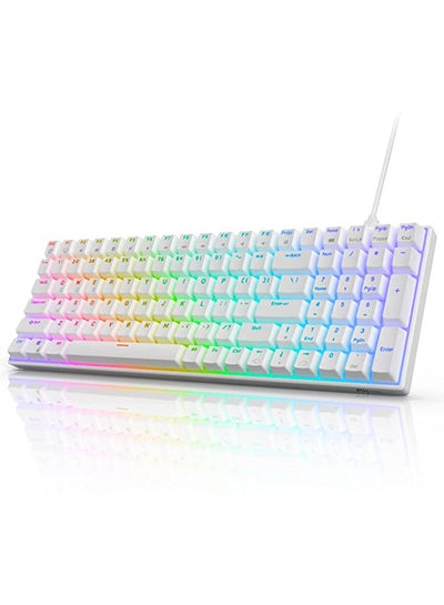Buy RK100 Tri - Mode Hot Swapable RGB Mechanical Gaming Keyboard Red Switch in UAE