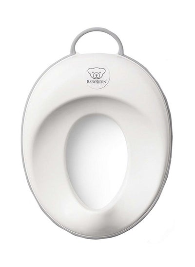 Buy Baby Toilet Training Seat - White/Grey in UAE