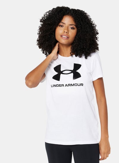 Buy Sportstyle Graphic Short Sleeve T-Shirt White in UAE