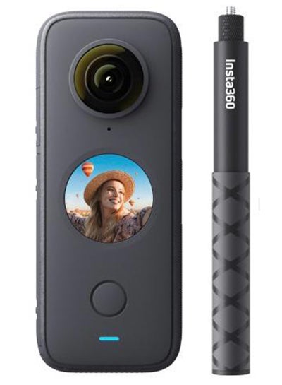 Buy ONE X2 Bundle - ONE X2 360 Degree Action Camera + Selfie Stick For One R, One X, One Evo Action Camera in UAE