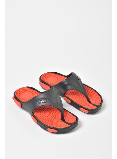 Buy Slip-On Flip Flops Red/Black in UAE