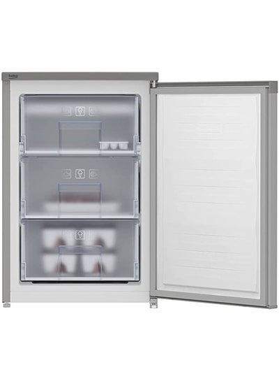 Buy Upright Freezer 102 lt-net 85lt- Defrost 3 Drawer 97 L RFNE102K20S Silver in Egypt