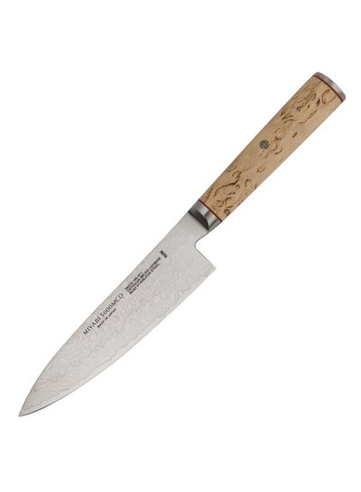 Buy 5000MCD-B Gyutoh Chef's Knife Silver/Wood 16centimeter in UAE