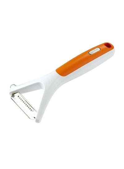 Buy Julienne Peeler White/Orange/Silver 7.09x0.98x1.18inch in UAE