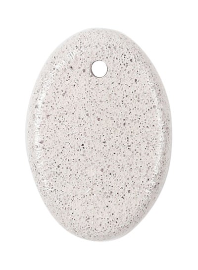 Buy Natural Pumice Stone Grey random shape: round 8x3cm or oval 9.3*4.5*3.2cmcm in UAE